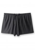 Damen Hot Pants Seide - schwarz