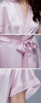 Seidenkimono Damen - rosa
